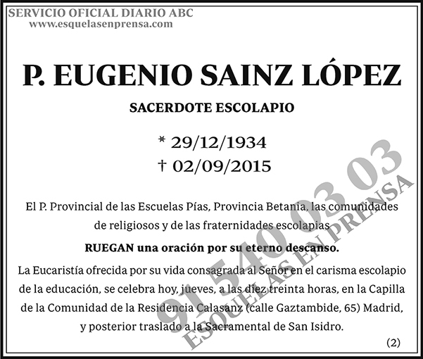 Eugenio Sainz López